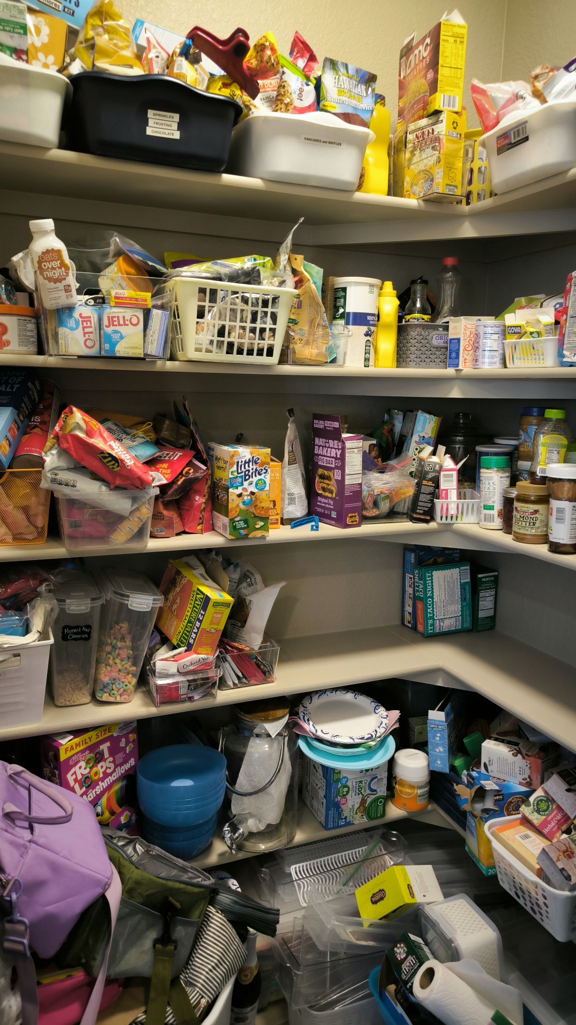 Kitchen before organization